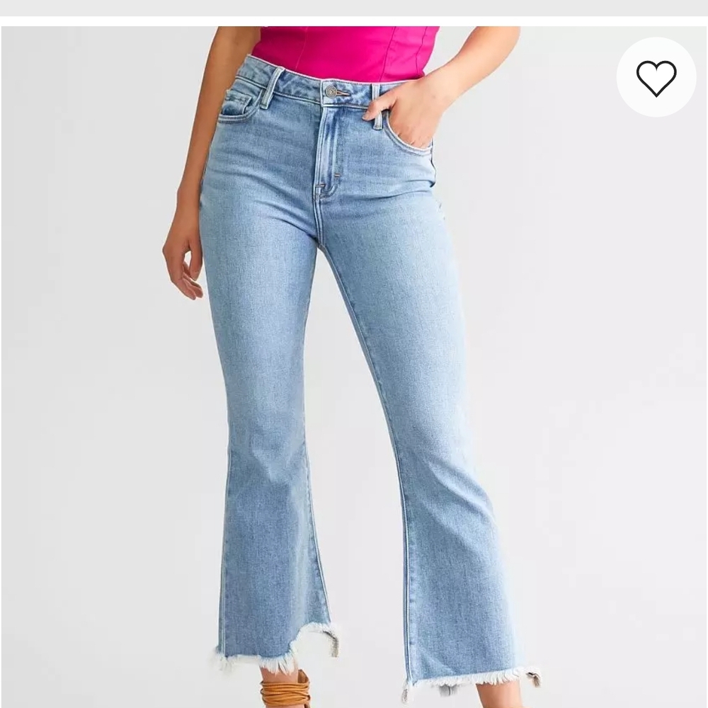 Hidden Ankle Flared Jeans. Size 27. Inseam 27